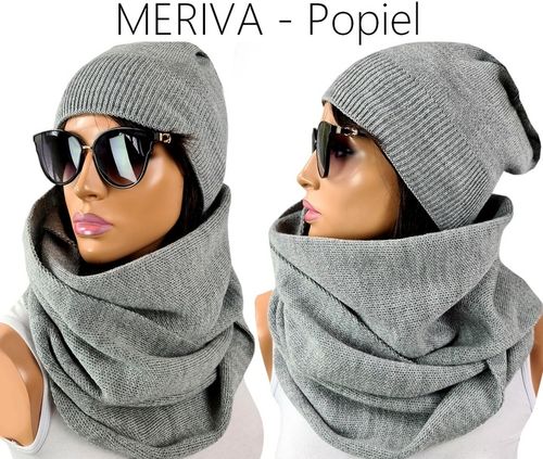 POLSKI KOMPLET CZAPKA + DUŻY KOMIN CIEPŁY - KOLORY na Arena.pl