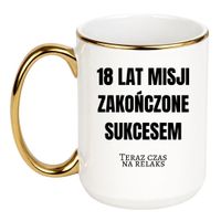 Duży Biało-Złoty 450 ml