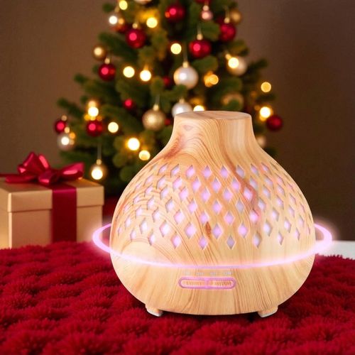 Aroma dyfuzor nawilżacz powietrza light wood 400 ml + timer na Arena.pl