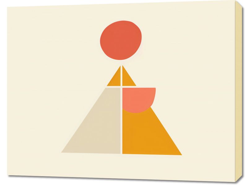 Obraz 90x70cm Piramida Równowagi zdjęcie 1