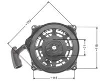Rozrusznik B&S Quantum zam. 497680 NZ545