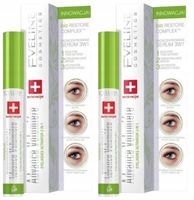 2 x EVELINE SERUM ODŻYWKA DO RZĘS 3W1 ADVANCE VOLUMIERE 10ML Odżywienie
