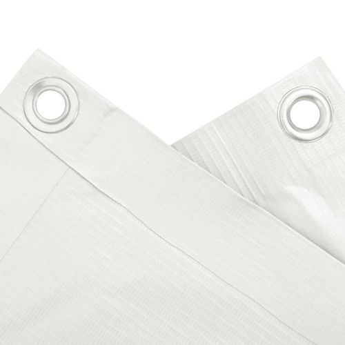 Osłona balkonowa, biała, 700x120 cm, PVC na Arena.pl