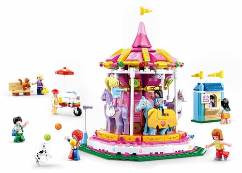 KLOCKI SLUBAN GD Wesołe miasteczko 762 el kompatyb. z LEGO na Arena.pl