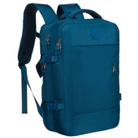 plecak podróżny w niebieskim kolorze, idealny na bagaż podręczny