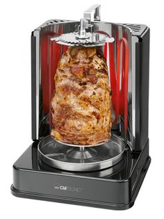 Grill elektryczny do kebabu Clatronic DVG 3686 (pionowy  1400W  kolor czarny)