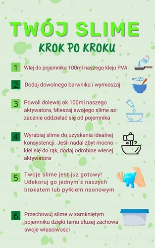 ZESTAW SLIME XXL 13w1 KLEJ PVA DO ROBIENIA GLUTÓW NA PREZENT na Arena.pl