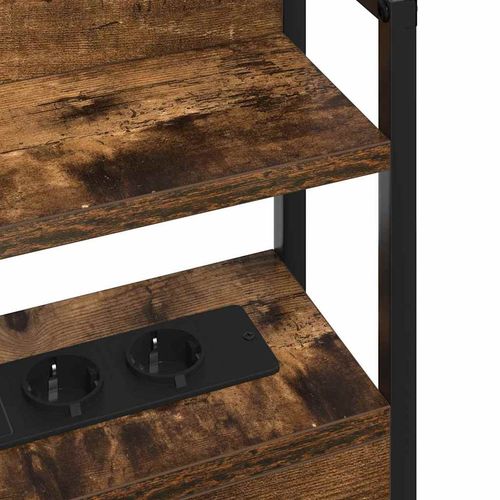 Zagłówek z półką Wędzony dąb 90 cm Materiał drewnopochodny na Arena.pl