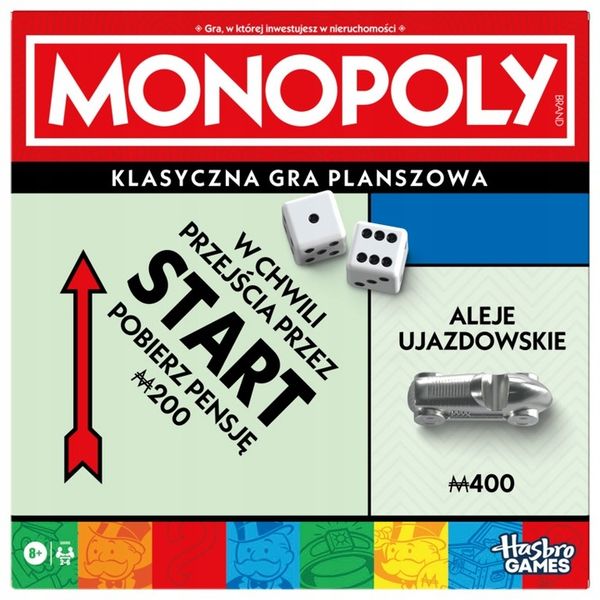 Gra Monopoly Classic Refresh Polska Wersja Hasbro G0009 zdjęcie 2