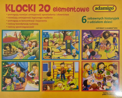 Klocki 20-elementowe bajki 03983 na Arena.pl