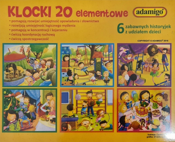 Klocki 20-elementowe bajki 03983 zdjęcie 7