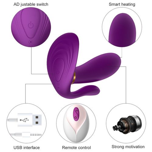 Remote wearable vibrator PURPLE na Arena.pl
