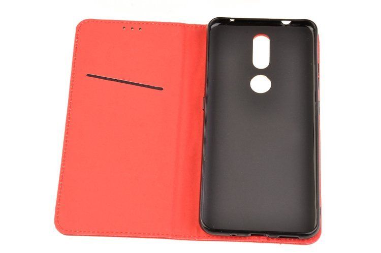 Etui Smart do Nokia 2.4 czerwony zdjęcie 3