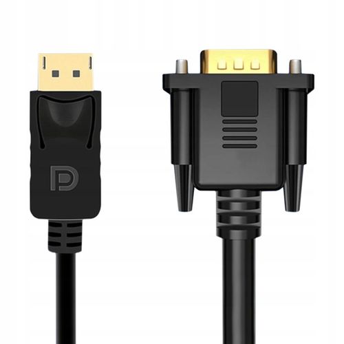 KABEL PRZEWÓD KONWERTER DISPLAYPORT DO VGA FULL HD WIREWAY WW331473 1.8m na Arena.pl