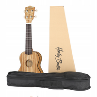 Ukulele sopranowe drewniane matowe UK-12 Brązowe z Pokrowcem ZESTAW