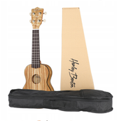 Ukulele sopranowe drewniane matowe UK-12 Brązowe z Pokrowcem ZESTAW