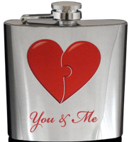 Elegancka Piersiówka Ze Stali Nierdzewnej Gentelo 180 Ml