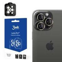 Osłona aparatu 3mk Lens Protection Pro ze złotą ramką na iPhone 15 Pro Max