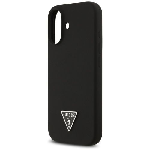 Etui Guess Silicone Triangle Logo MagSafe do iPhone 17 czarny na Arena.pl