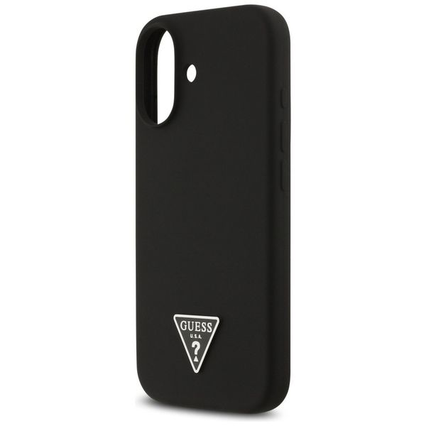 Etui Guess Silicone Triangle Logo MagSafe do iPhone 17 czarny zdjęcie 6