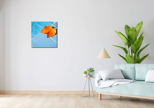 Obraz 50x50cm Liść przy Wodzie na Arena.pl
