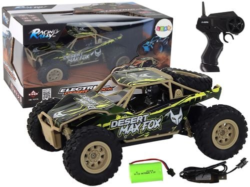 Autko Terenowe Zdalnie Sterowane R/C 1:24 Brązowo-Zielone na Arena.pl