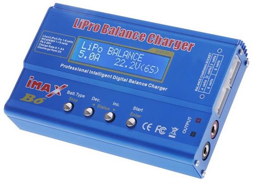 Ładowarka Imax B6 80W 6A + adaptery i sensor temp. na Arena.pl