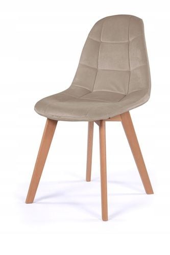KRZESŁO TAPICEROWANE SKANDYNAWSKIE WELUR VEGAS na Arena.pl