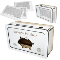 Biała Skarbonka Wykreślana- wielokrotnego użytku Wyzwanie Oszczędzanie