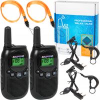 KRÓTKOFALÓWKA 2x WALKIE TALKIE BAOFENG BF-T6 PMR DUŻY ZASIĘG DLA DZIECI