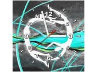 30X30CM ZEGAR TANIEC MORSKIEJ TONI OBRAZ DREWNO