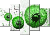 105CM 150CM ZEGAR 5 ELEM ZIELONE DMUCHAWCE DRUK OBRAZ