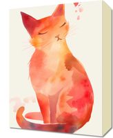 Obraz 30x40cm Akwarelowy Kot