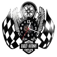 Zegar ścienny z płyty winylowej Harley-Davidson 1565.14
