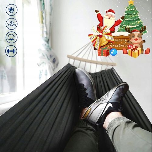 DUŻY HAMAK DWUOSOBOWY XXXL OGRODOWY MOCNY PŁÓCIENNY HAMAK 150X200CM na Arena.pl