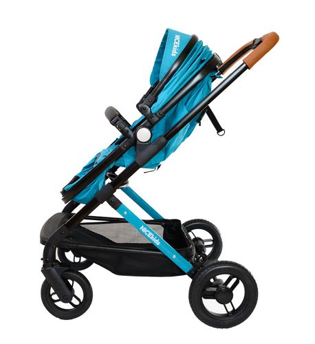 wózek dla dzieci aluminiowy 3w1 508 nicekids seledynowo czarny na Arena.pl