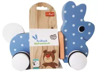 Zabawka drewniana. Króliczek Wędrowniczek