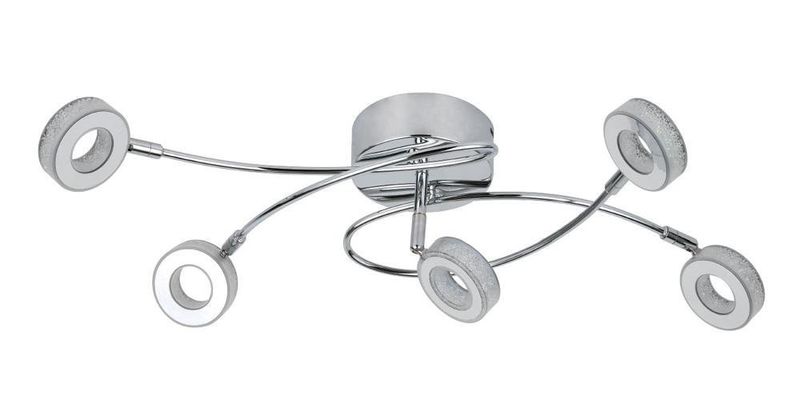 Vinola plafon 5x5W LED chrom 3000K zdjęcie 1