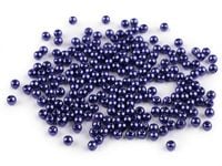 PEREŁKI PEREŁKI GLANCE DO BRANSOLTEK RĘKODZIEŁA BŁĘKIT PRUSKI 4MM 50SZT