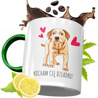 Kubek Zielony Dla Dziadka Na Prezent Urodziny Z Nadrukiem Ze Zdjęciem