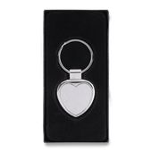 Brelok metalowy Stout Heart, srebrny
