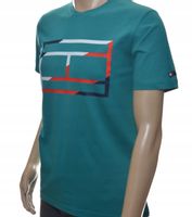 T-shirt męski bluzka koszulka mąska basic L morski