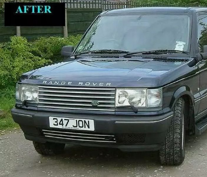 1995-2002 RANGE ROVER - LIstwy chrom grill chromowan zdjęcie 1