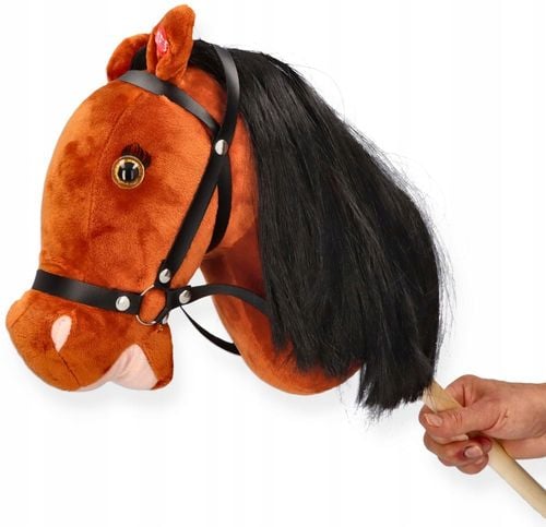 Premium Hobby Horse Konik na patyku Głowa konia kiju Skoczek FANTA CZESANIA na Arena.pl