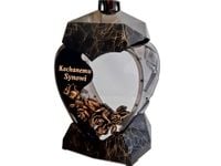 SYN SYNOWI ZNICZ NA GRÓB SERCE MAŁE DEDYKACJA CZARNO ZŁOTY