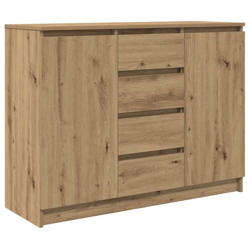 Komoda z szufladami Artisan Oak 100,5x35x76 cm Drewno klejone na Arena.pl