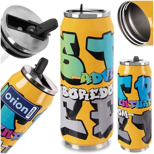 Kubek termiczny puszka graffiti 500 ml na Arena.pl