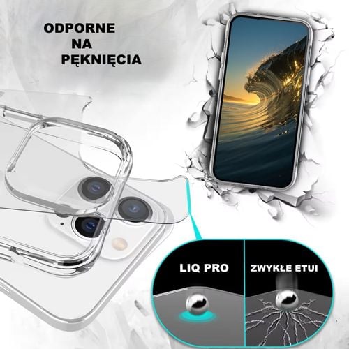 Etui LIQ PRO do iPhone 15 Pro Max (CLEAR HD) na Arena.pl
