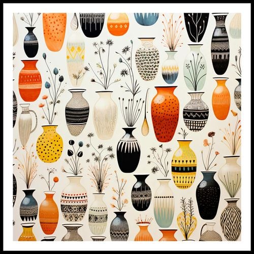 Plakat 70x70cm Symfonia Wazonów na Arena.pl