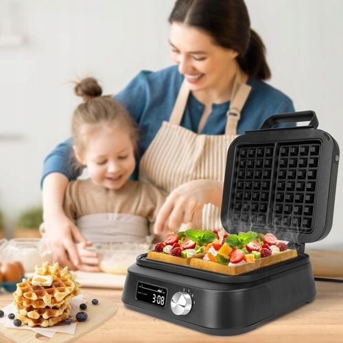 GOFROWNICA DUŻE GOFRY REGULACJA TEMPERATURY DŹWIĘK MOCNA 2200W na Arena.pl